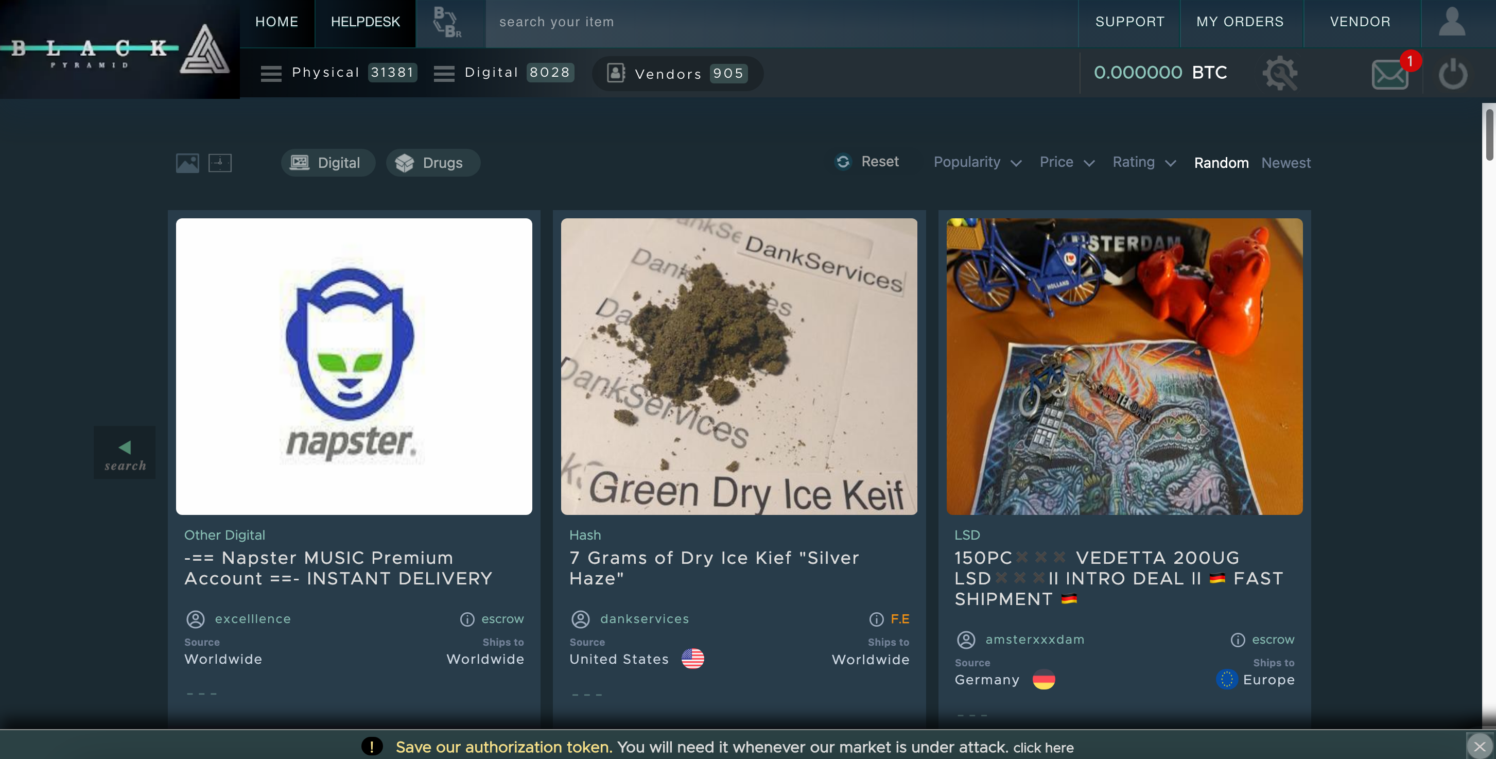 Blackpyramid market link